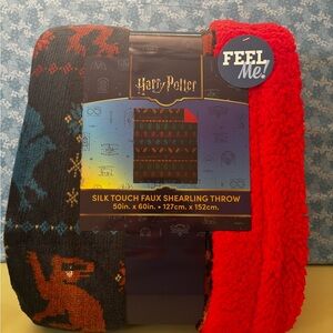 Harry Potter silk touch faux  Sherling throw